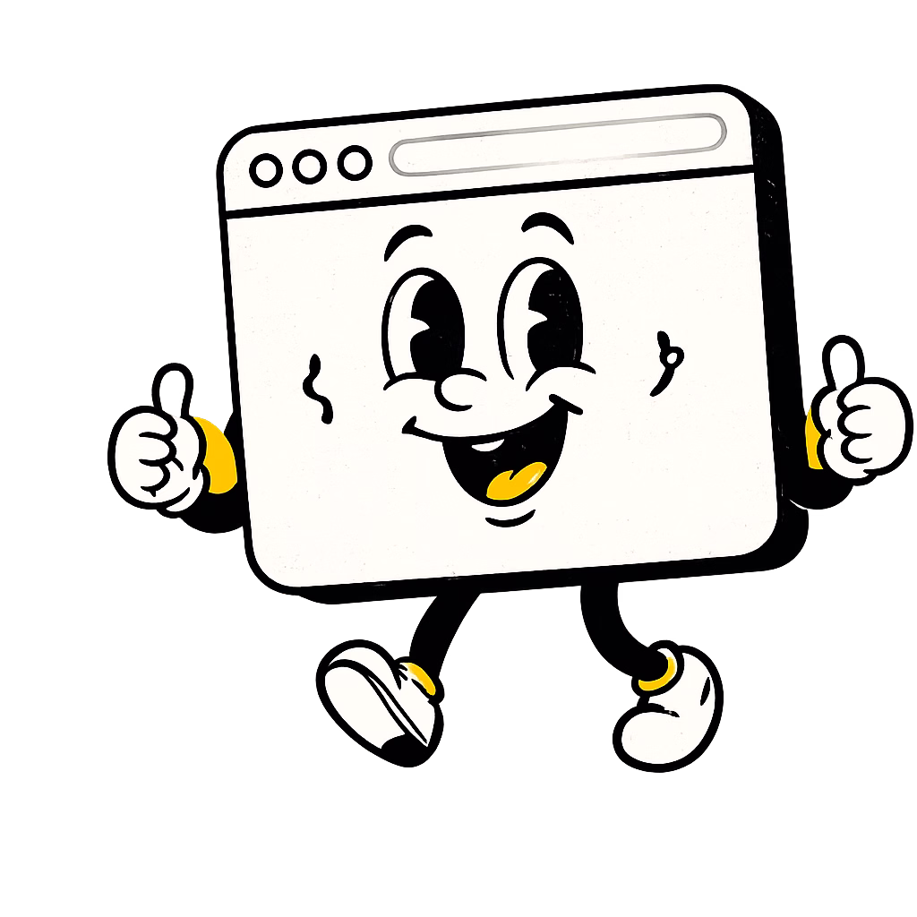 Ilustración de una carta web HTML